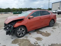 Salvage cars for sale from Copart Apopka, FL: 2019 KIA Forte EX