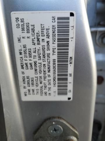 2006 Honda Accord Value