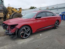 Honda salvage cars for sale: 2021 Honda Accord Sport