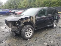 Salvage cars for sale at Waldorf, MD auction: 2013 Toyota Highlander Base