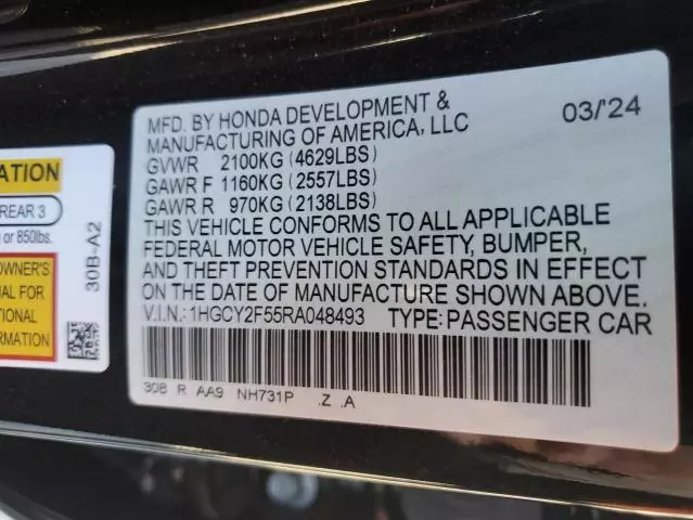 2024 Honda Accord Hybrid Sport