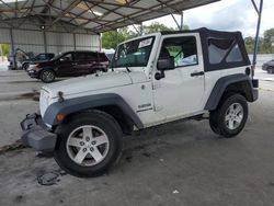 Jeep salvage cars for sale: 2015 Jeep Wrangler Sport