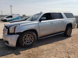 Salvage cars for sale at Andrews, TX auction: 2015 GMC Yukon XL K1500 SLT