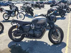 Salvage motorcycles for sale at Van Nuys, CA auction: 2016 Triumph Bonneville T120