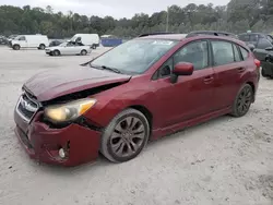 Salvage cars for sale at Ellenwood, GA auction: 2012 Subaru Impreza Sport Premium