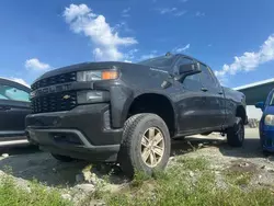 Flood-damaged cars for sale at auction: 2019 Chevrolet Silverado K1500 Custom