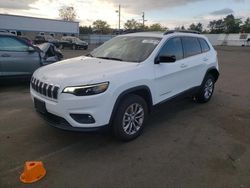 Jeep salvage cars for sale: 2022 Jeep Cherokee Latitude LUX