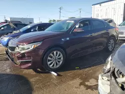 Salvage cars for sale at Chicago Heights, IL auction: 2016 KIA Optima LX