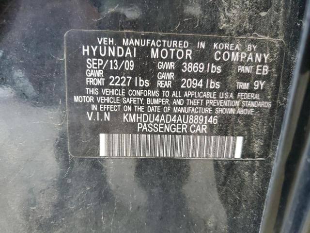 2010 Hyundai Elantra Blue