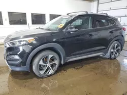 Salvage cars for sale from Copart Blaine, MN: 2017 Hyundai Tucson Limited