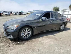 Salvage cars for sale at San Diego, CA auction: 2015 Infiniti Q50 Base