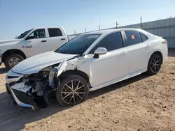 Salvage cars for sale at Andrews, TX auction: 2023 Toyota Camry SE Night Shade