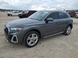 Salvage cars for sale at Houston, TX auction: 2022 Audi Q5 E Premium 55