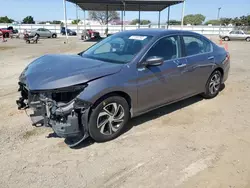 Honda salvage cars for sale: 2017 Honda Accord LX