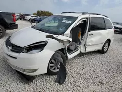 Salvage cars for sale at Taylor, TX auction: 2004 Toyota Sienna CE