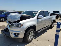 Salvage cars for sale at Grand Prairie, TX auction: 2018 Chevrolet Colorado LT