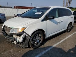 Salvage cars for sale at Van Nuys, CA auction: 2012 Honda Odyssey EXL