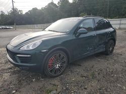 Carros salvage sin ofertas aún a la venta en subasta: 2012 Porsche Cayenne Turbo