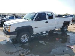 Salvage cars for sale at Grand Prairie, TX auction: 2004 Chevrolet Silverado K2500 Heavy Duty