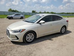 Salvage cars for sale at Houston, TX auction: 2017 Hyundai Elantra SE