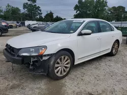 Salvage cars for sale at Hampton, VA auction: 2013 Volkswagen Passat SEL