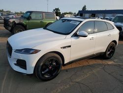 Salvage cars for sale at Woodhaven, MI auction: 2021 Jaguar F-PACE S