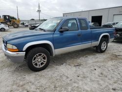 Salvage cars for sale at Jacksonville, FL auction: 2003 Dodge Dakota SXT