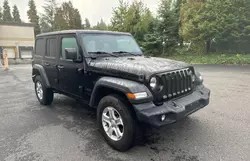 Jeep salvage cars for sale: 2021 Jeep Wrangler Unlimited Sport