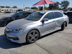 Salvage cars for sale at Sacramento, CA auction: 2017 Honda Accord Sport