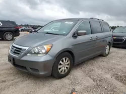 Salvage cars for sale at Houston, TX auction: 2009 Honda Odyssey EXL