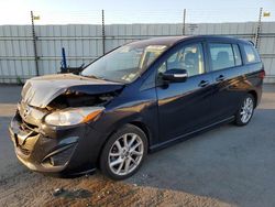 Salvage cars for sale at Antelope, CA auction: 2015 Mazda 5 Grand Touring