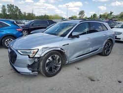 Salvage cars for sale at Bridgeton, MO auction: 2022 Audi E-TRON Premium