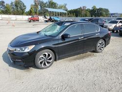 Salvage cars for sale at Spartanburg, SC auction: 2017 Honda Accord EXL