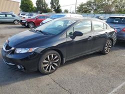 Salvage cars for sale at auction: 2015 Honda Civic EXL