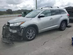 Salvage cars for sale at Lebanon, TN auction: 2018 Toyota Highlander SE