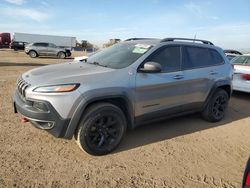 Jeep salvage cars for sale: 2017 Jeep Cherokee Trailhawk