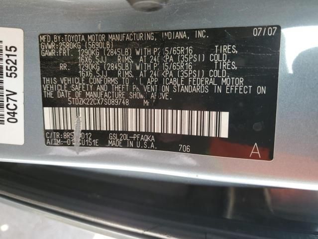 2007 Toyota Sienna XLE