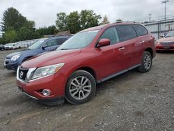 Nissan salvage cars for sale: 2015 Nissan Pathfinder S