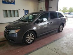 Salvage cars for sale at Angola, NY auction: 2015 Honda Odyssey EX