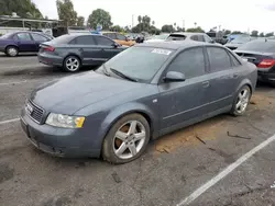 Salvage cars for sale at Van Nuys, CA auction: 2003 Audi A4 1.8T