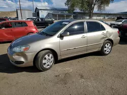 Salvage cars for sale at Albuquerque, NM auction: 2006 Toyota Corolla CE