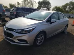 Salvage cars for sale at Elgin, IL auction: 2018 Chevrolet Cruze LT