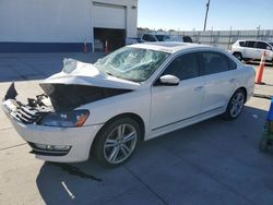 Salvage cars for sale at Farr West, UT auction: 2014 Volkswagen Passat SEL