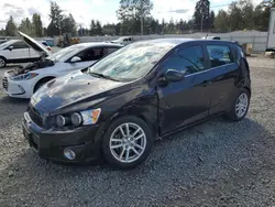 Salvage cars for sale at Graham, WA auction: 2014 Chevrolet Sonic LT