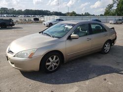 Salvage cars for sale from Copart Dunn, NC: 2005 Honda Accord EX