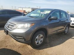 Salvage cars for sale at Elgin, IL auction: 2014 Honda CR-V LX