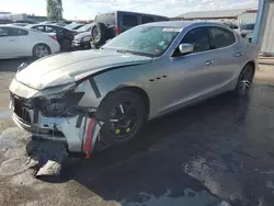 Salvage cars for sale at North Las Vegas, NV auction: 2017 Maserati Ghibli S