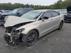 Salvage cars for sale at Exeter, RI auction: 2015 Ford Fusion SE