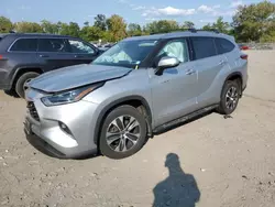 Toyota salvage cars for sale: 2021 Toyota Highlander Hybrid XLE