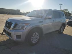 Salvage cars for sale at Wilmer, TX auction: 2017 Nissan Armada SV